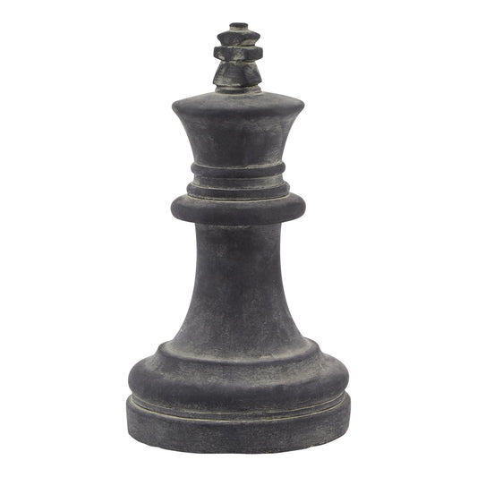 Amalfi Grey King Chess Piece - Ornaments from the Quanta Home collection.