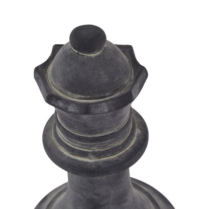 Amalfi Grey Queen Chess Piece - Christmas Decorations from the Quanta Home collection.