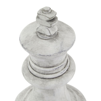 Athena Stone King Chess Piece - Ornaments from the Quanta Home collection.