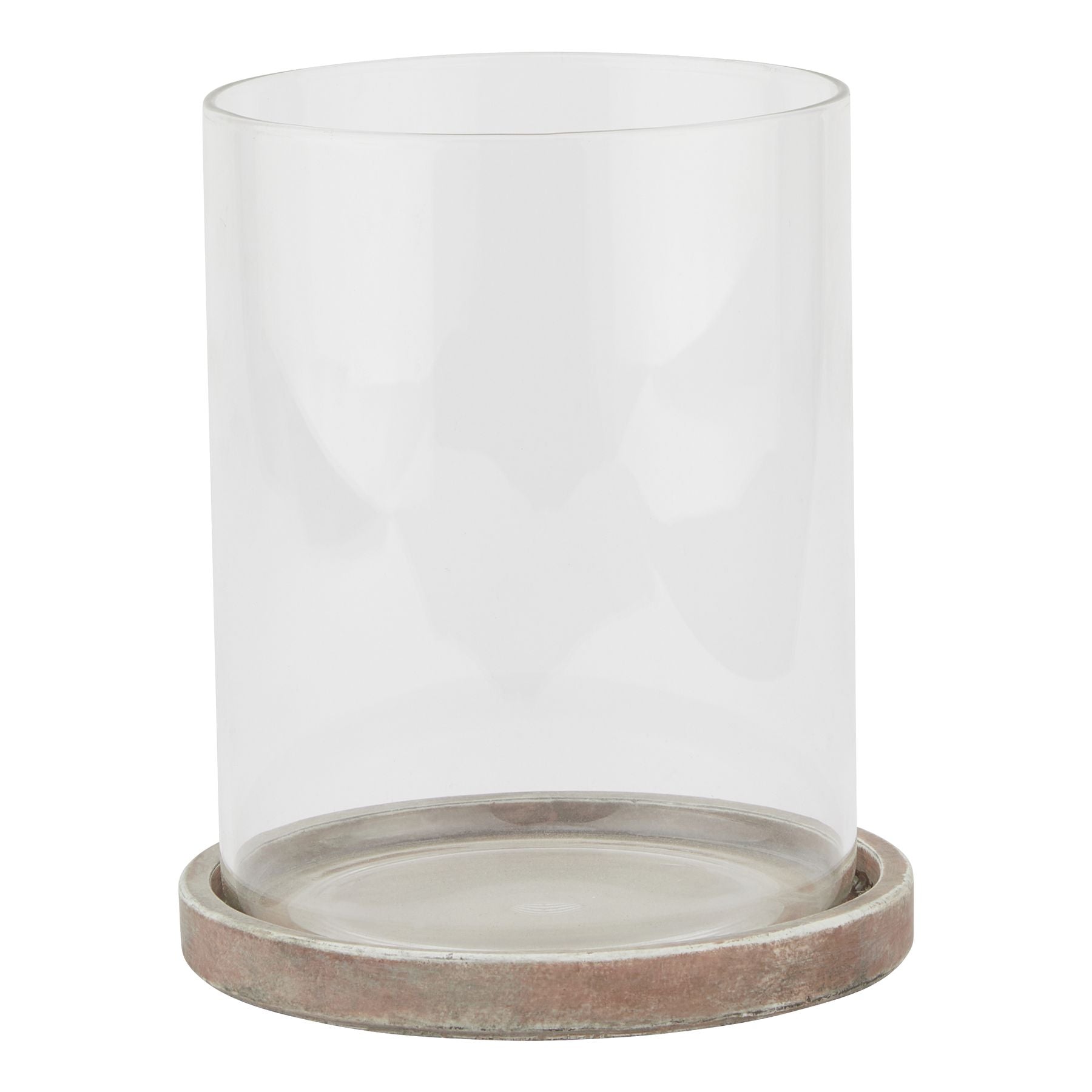 Siena Brown Large Hurricane Lantern - Candle Holders from the Quanta Home collection.