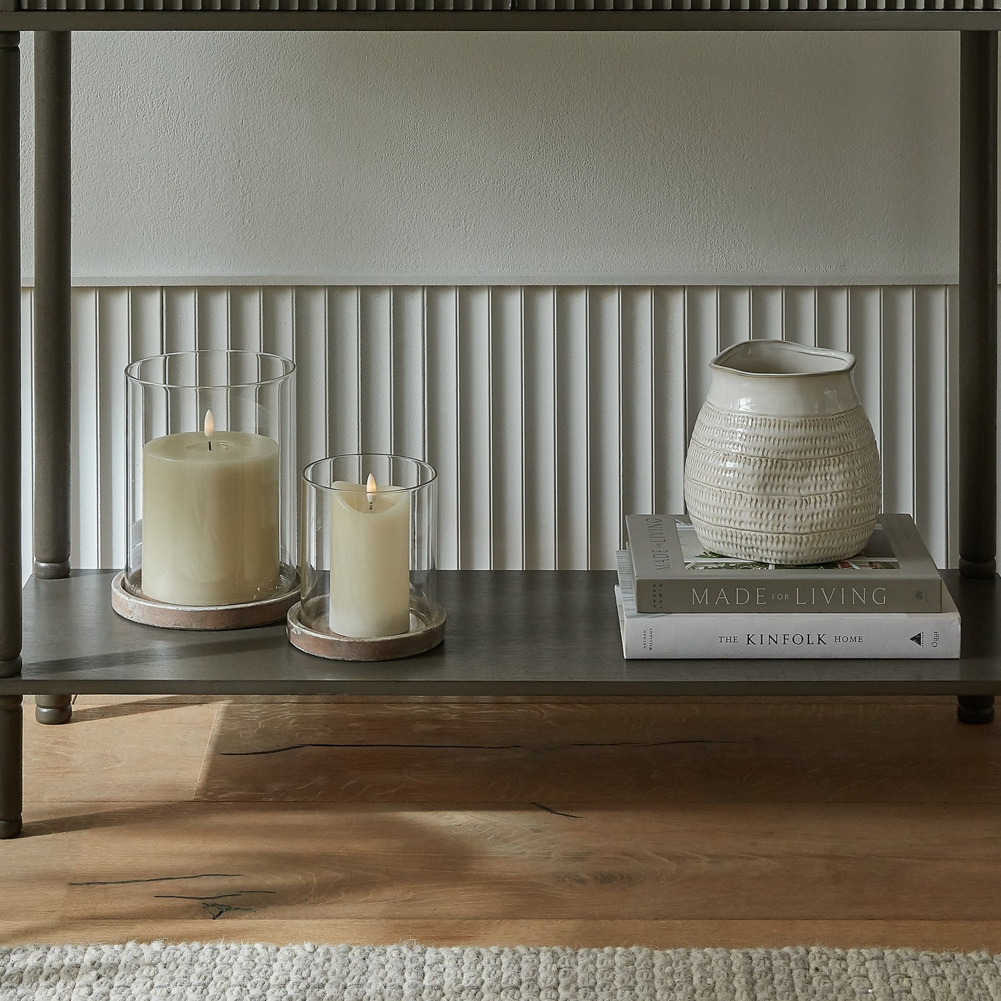 Siena Brown Hurricane Lantern