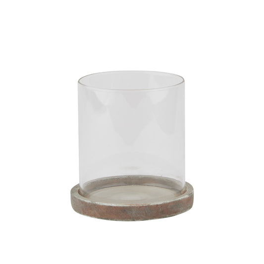 Siena Brown Hurricane Lantern - Candle Holders from the Quanta Home collection.