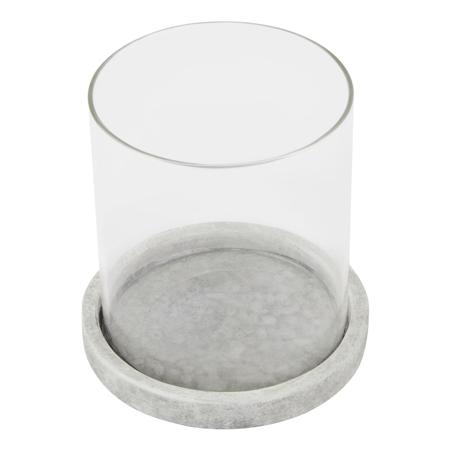 Athena Stone Hurricane Lantern - Candle Holders from the Quanta Home collection.
