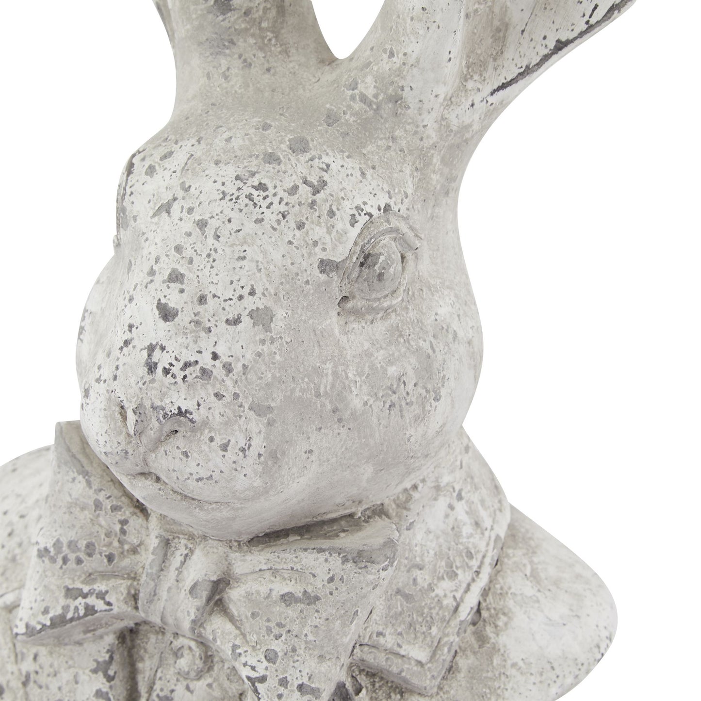 Stone Effect Tuxedo Hare Ornament - Ornaments from the Quanta Home collection.