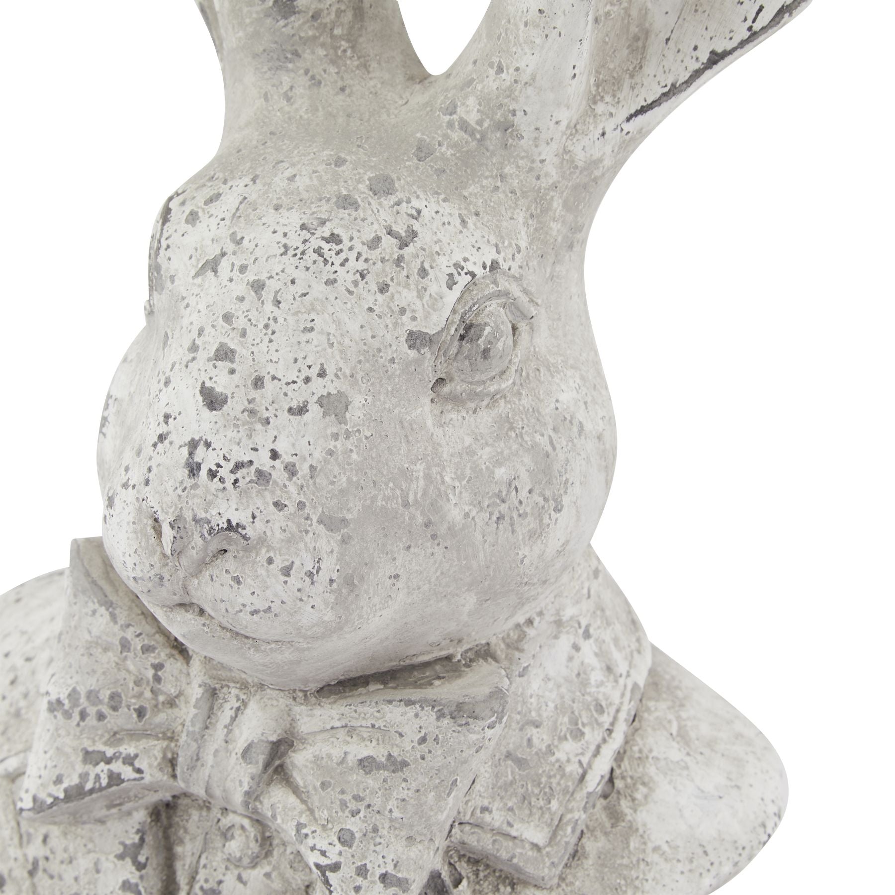 Stone Effect Tuxedo Hare Ornament - Ornaments from the Quanta Home collection.