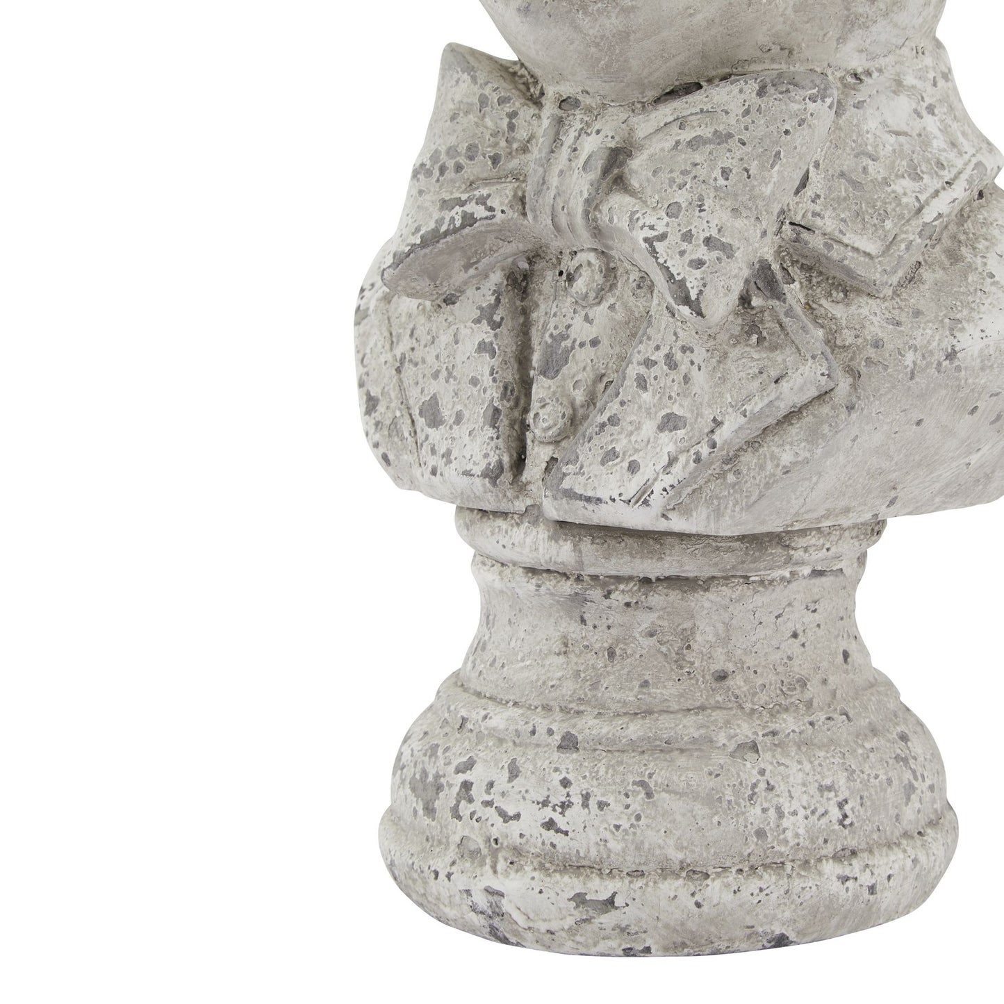 Stone Effect Tuxedo Hare Ornament - Ornaments from the Quanta Home collection.