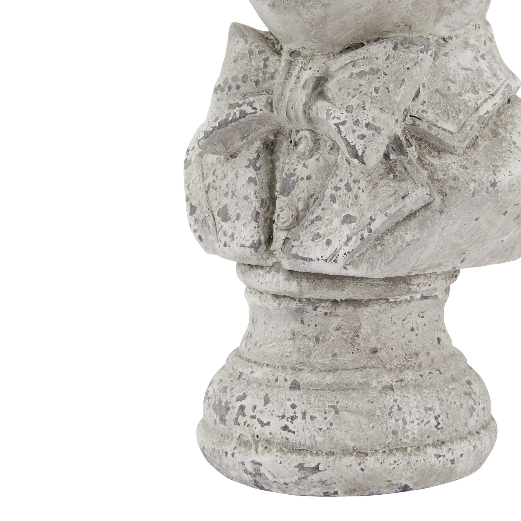 Stone Effect Tuxedo Hare Ornament - Ornaments from the Quanta Home collection.