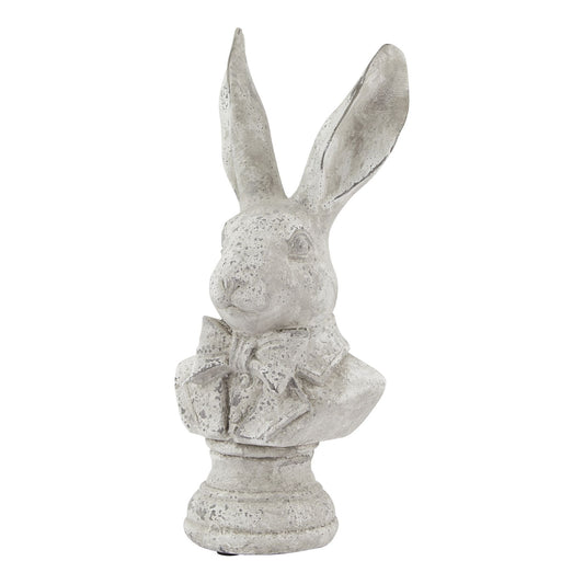 Stone Effect Tuxedo Hare Ornament - Ornaments from the Quanta Home collection.