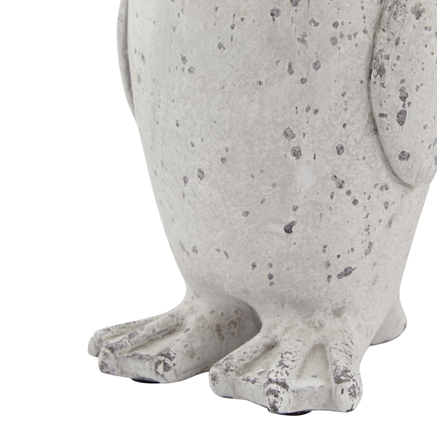 Small Grey Stone Effect Penguin Statue - Christmas Room Decorations from the Quanta Home collection.