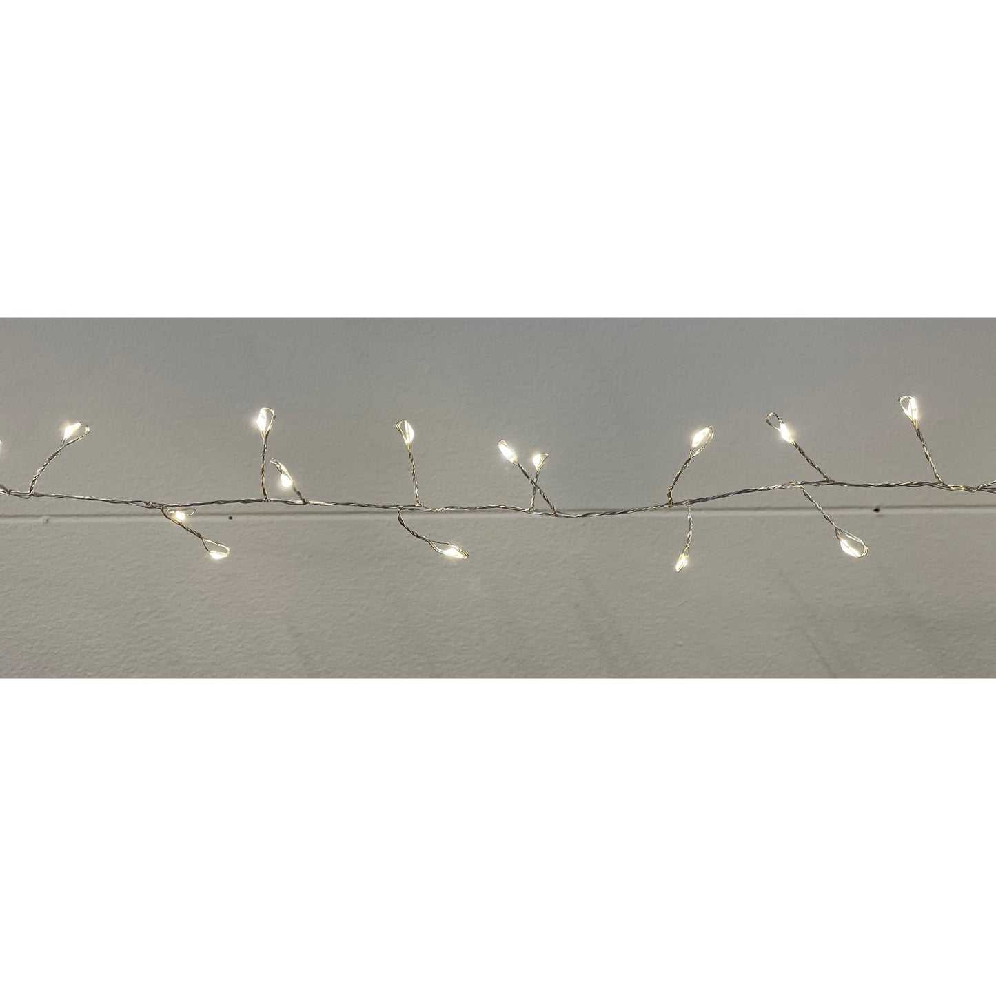 7.2m/23ft 6in Plug In LED Warm White Cluster Micro Lights - Christmas Room Decorations from the Quanta Home collection.