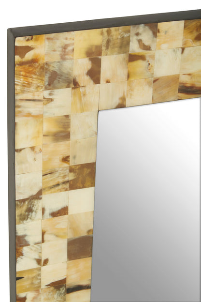Nacre Cream Mother of Pearl Wall Mirror