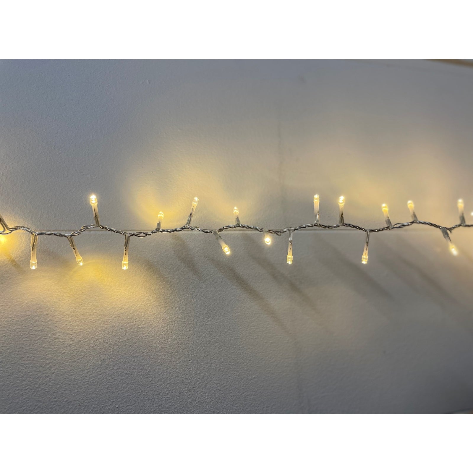 13.6m/44ft 6in Plug In LED Warm White Christmas String Light - Christmas Room Decorations from the Quanta Home collection.