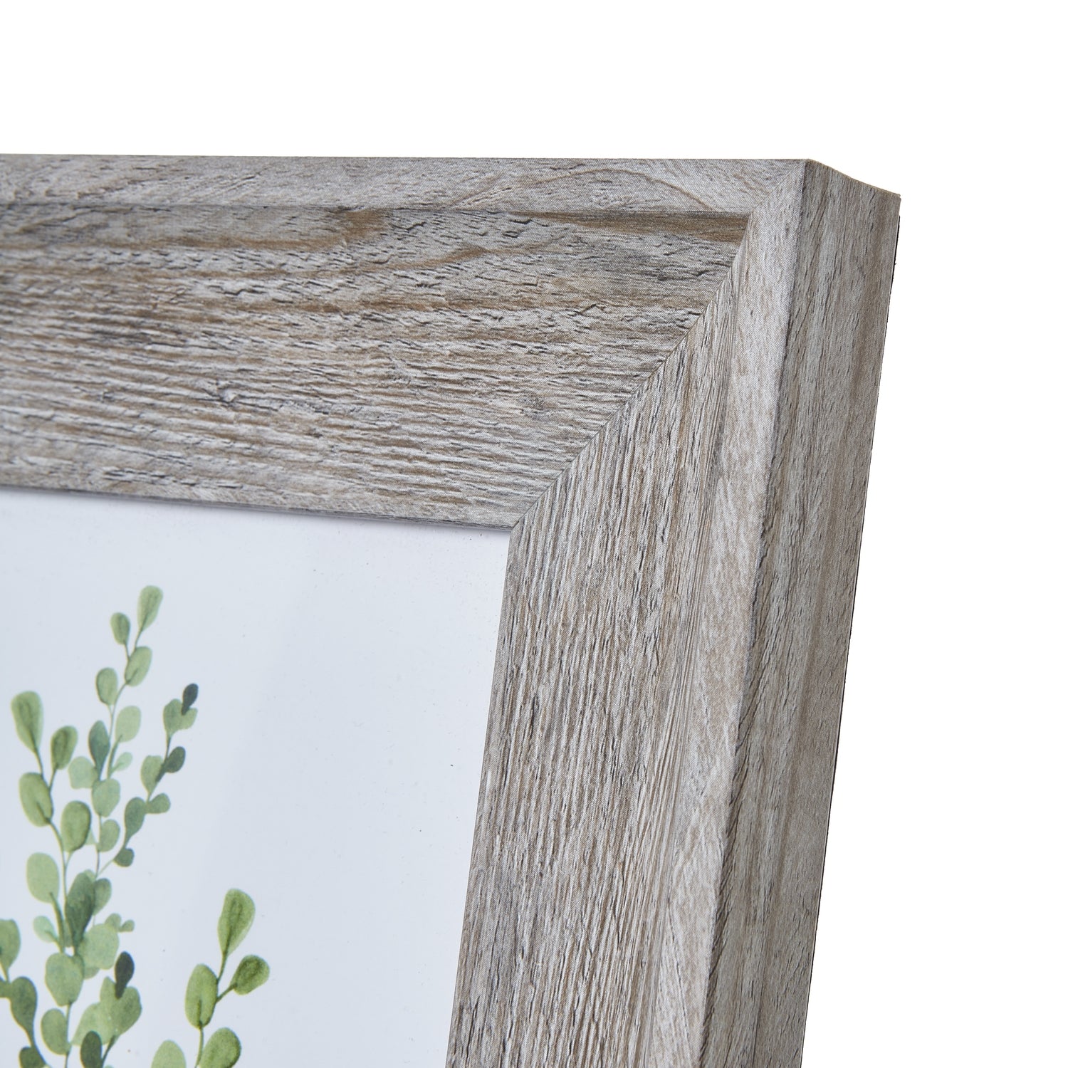 Grey washed 5x7 photo frame with a distressed texture, featuring subtle grey tones for a rustic and elegant decor touch.