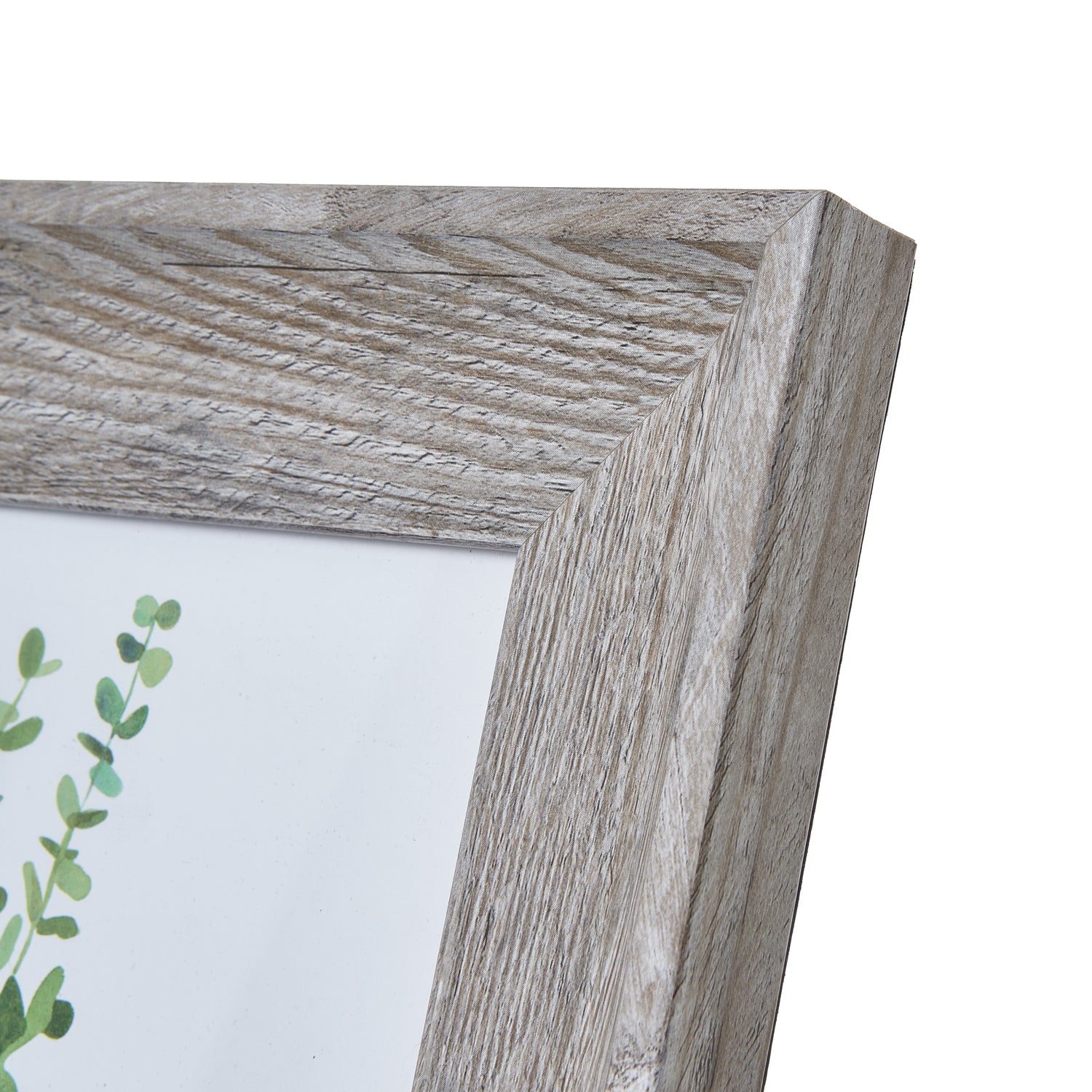Grey washed 8x10 photo frame featuring a weathered finish and rustic charm, ideal for showcasing cherished memories.