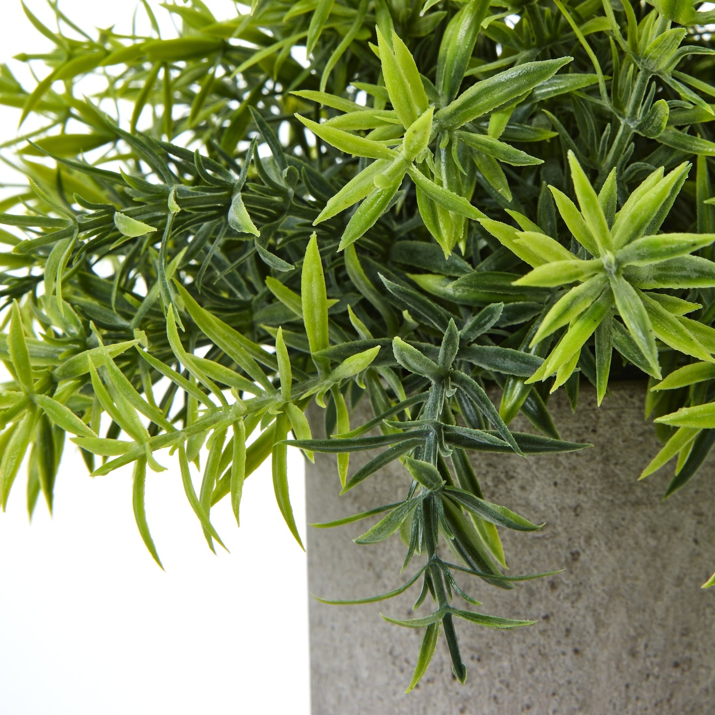 Small Bamboo Plant In Grey Pot - All Artificial Potted Plants from the Quanta Home collection.
