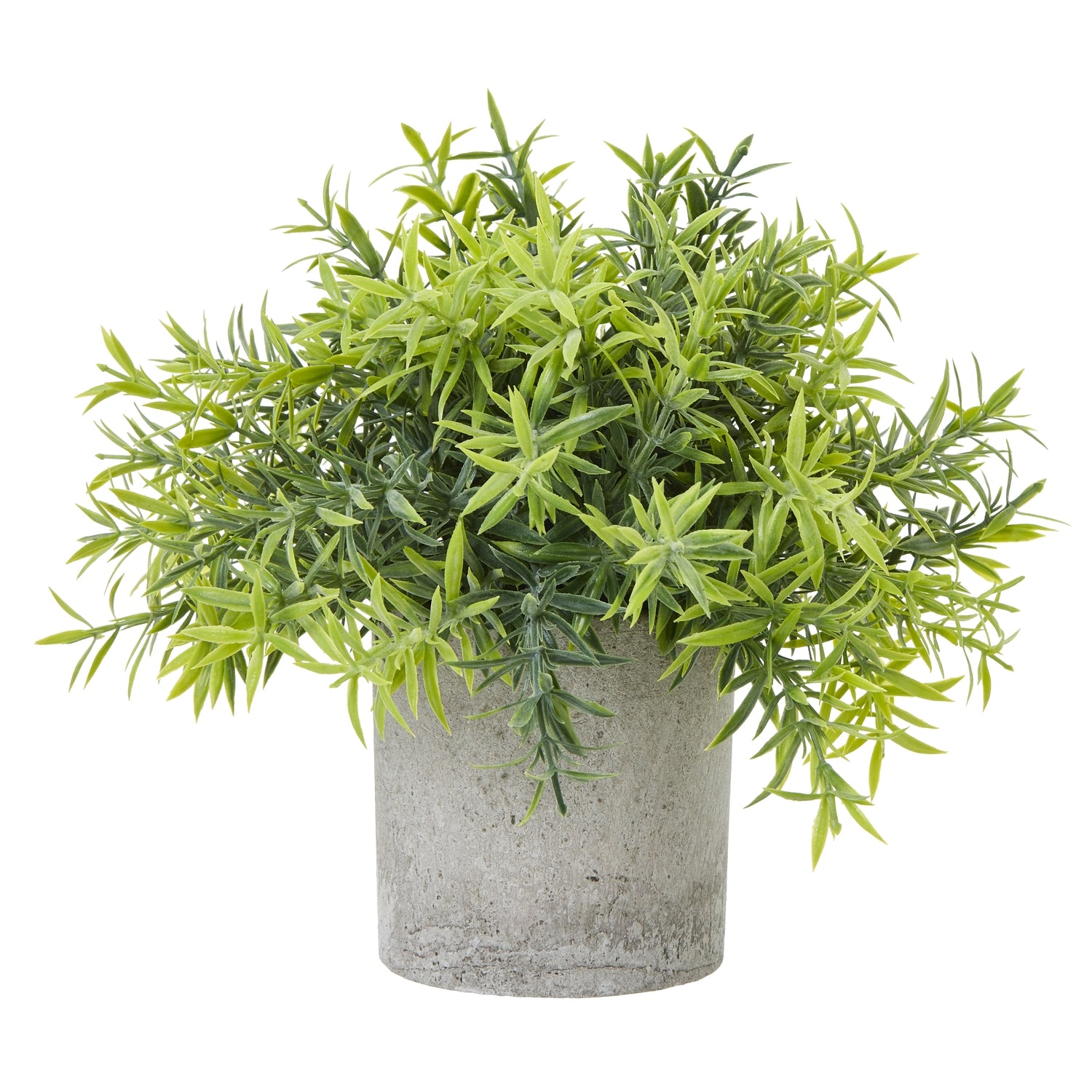 Small Bamboo Plant In Grey Pot - All Artificial Potted Plants from the Quanta Home collection.