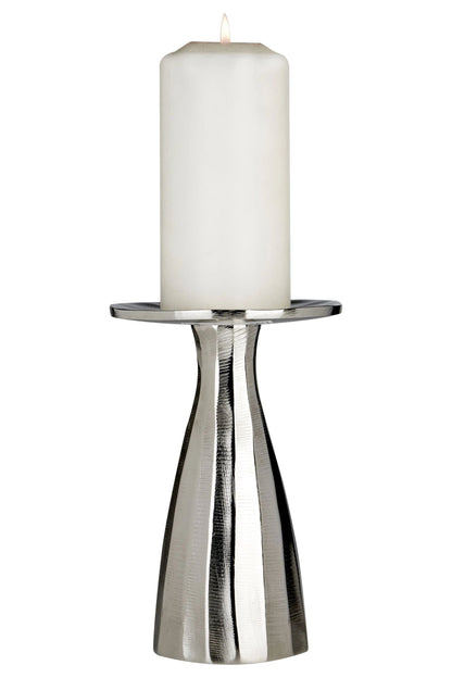 Chelsea Townhouse Small Silver Candle Holder