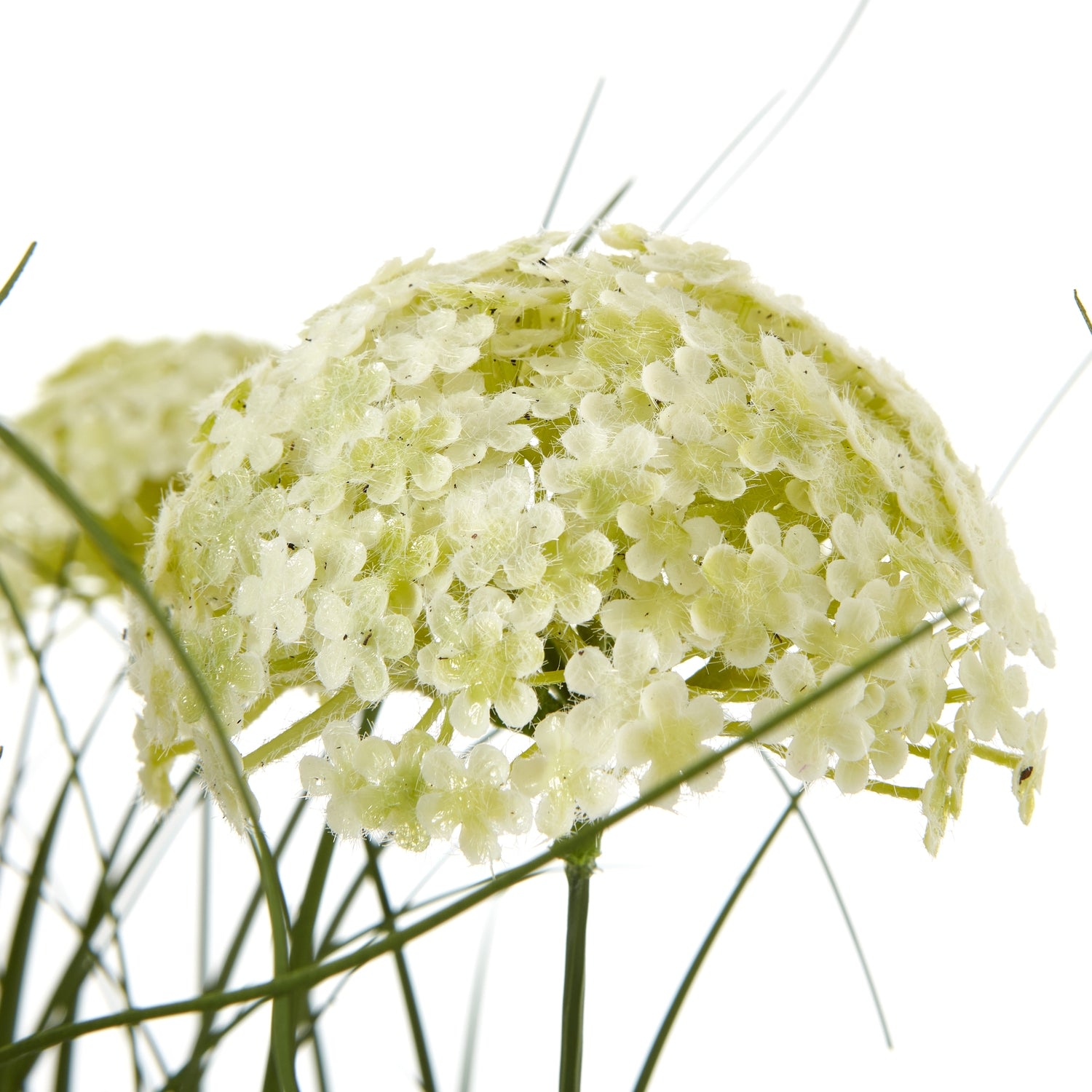 White Allium Plant In Pot - All Artificial Potted Plants from the Quanta Home collection.