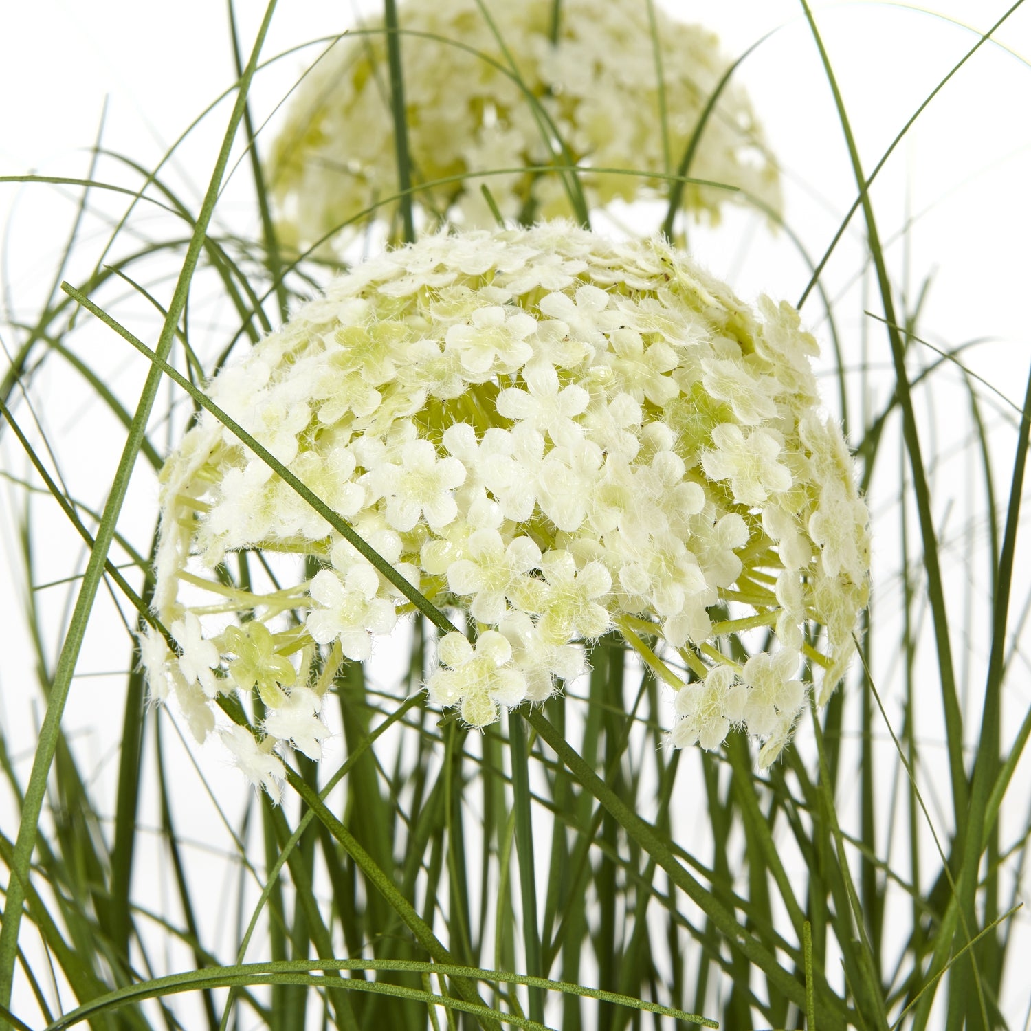 Large White Allium Plant In Pot - All Artificial Potted Plants from the Quanta Home collection.