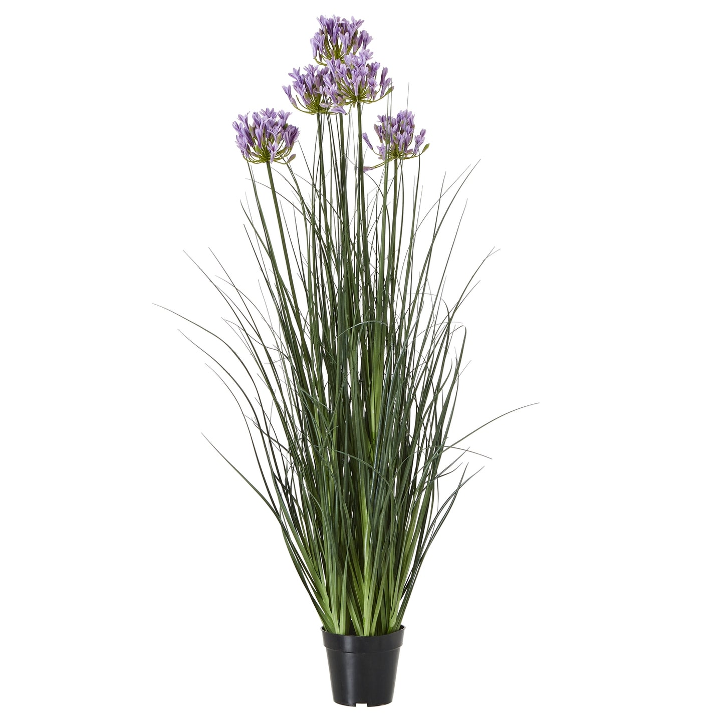 Large Purple Agapanthus Plant In Pot - All Artificial Potted Plants from the Quanta Home collection.