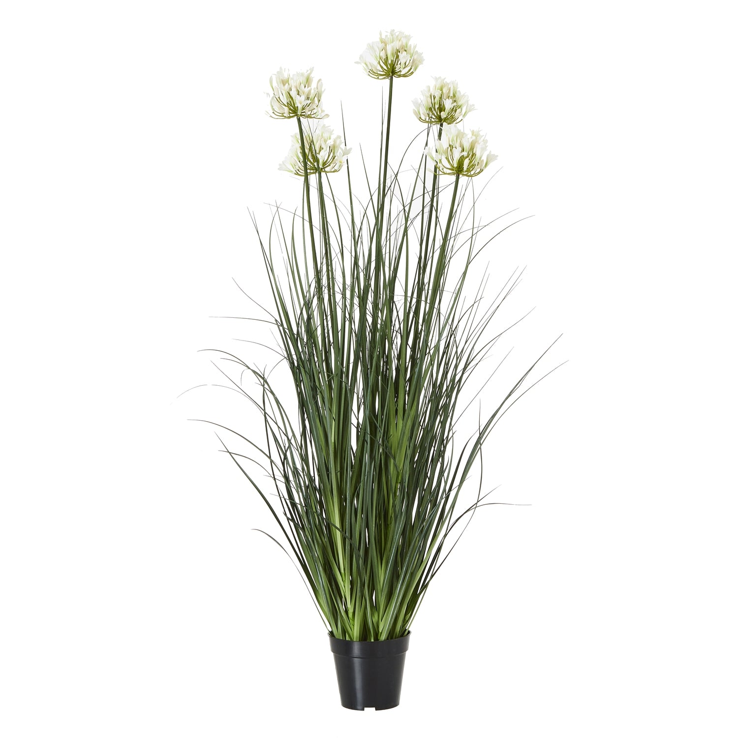 Large White Agapanthus Plant In Pot - All Artificial Potted Plants from the Quanta Home collection.