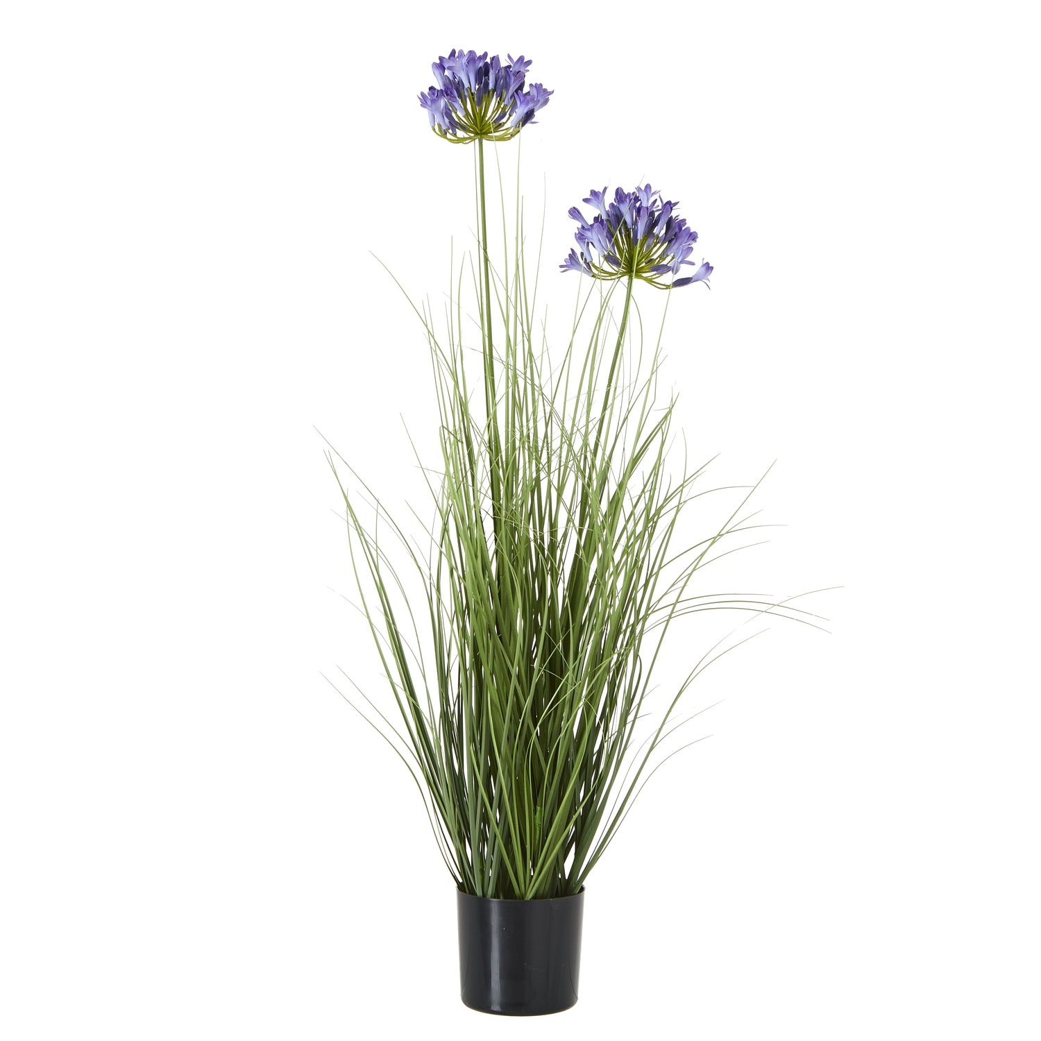 Blue Agapanthus Plant In Pot - All Artificial Potted Plants from the Quanta Home collection.