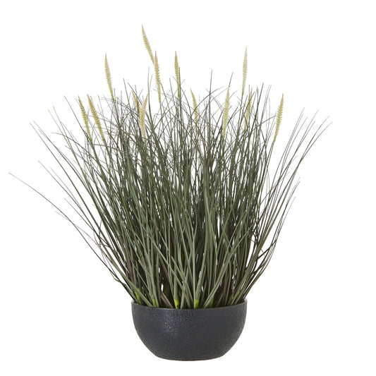 Fountain Grass Plant In Pot - All Artificial Potted Plants from the Quanta Home collection.