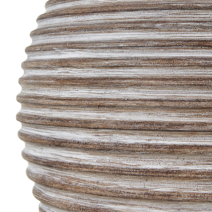 Saturn Table Lamp With Linen Shade - Lighting from the Quanta Home collection.