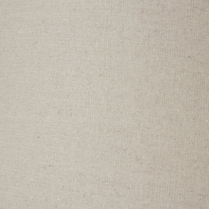 White Ceramic Ginger Jar Lamp With Linen Shade - Lighting from the Quanta Home collection.