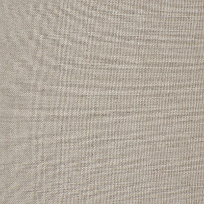 Squat White Beaded Ceramic Lamp With Linen Shade - Lighting from the Quanta Home collection.
