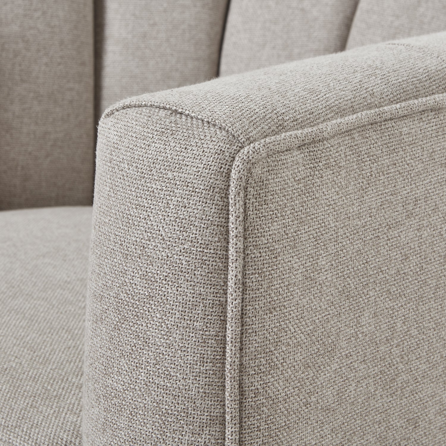 Lily Swivel Chair In Oatmeal Twill - Occasional Chairs from the Quanta Home collection.