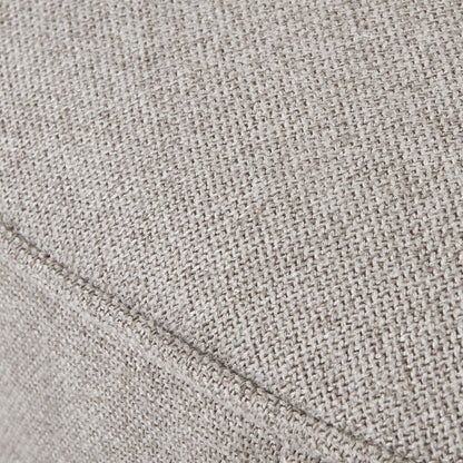 Lily Swivel Ottoman In Oatmeal Twill - Occasional Chairs from the Quanta Home collection.