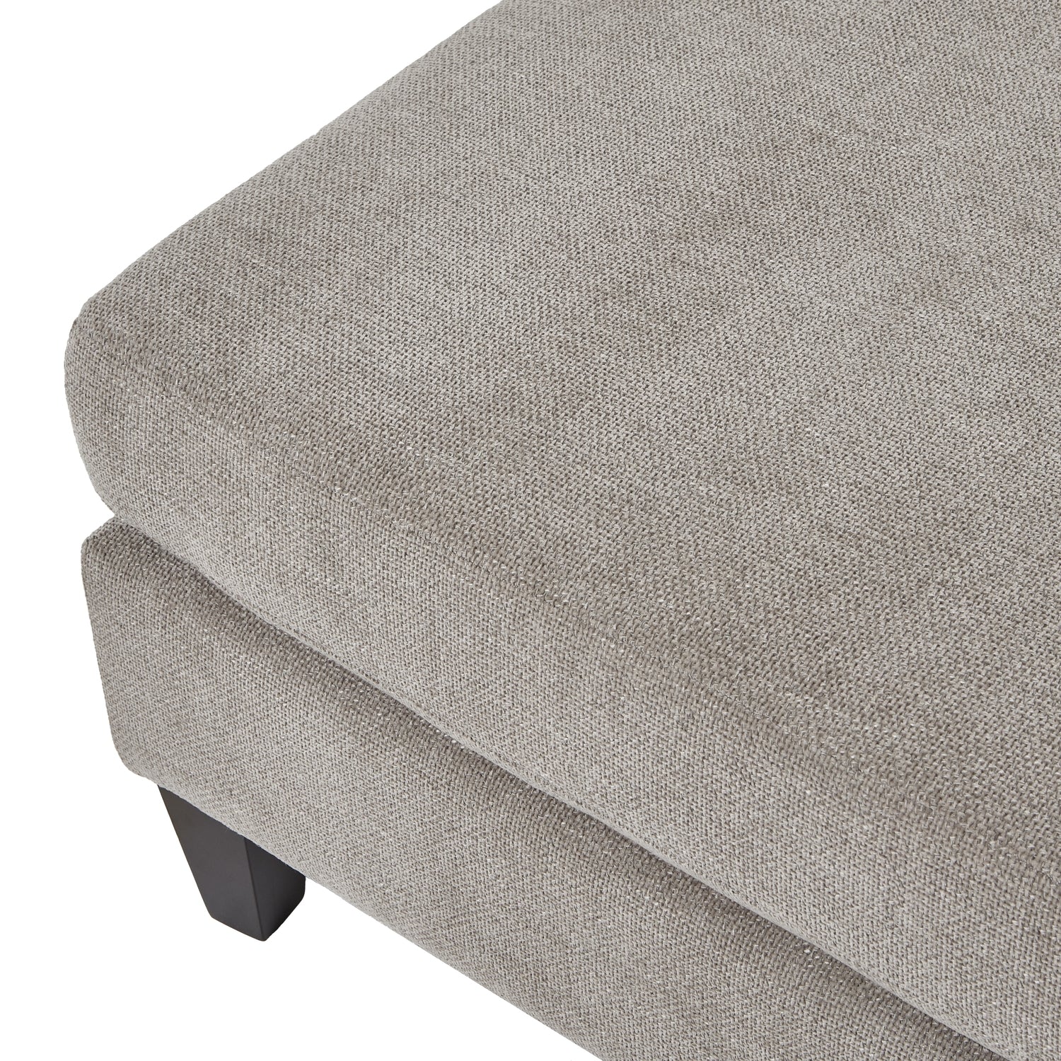 Vesper Taupe Ottoman Foot Stool - Occasional Chairs from the Quanta Home collection.