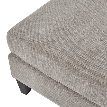 Vesper Taupe Ottoman Foot Stool - Occasional Chairs from the Quanta Home collection.