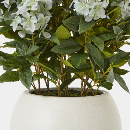 Large Green Hydrangea Plant In Pot - All Artificial Flowers from the Quanta Home collection.