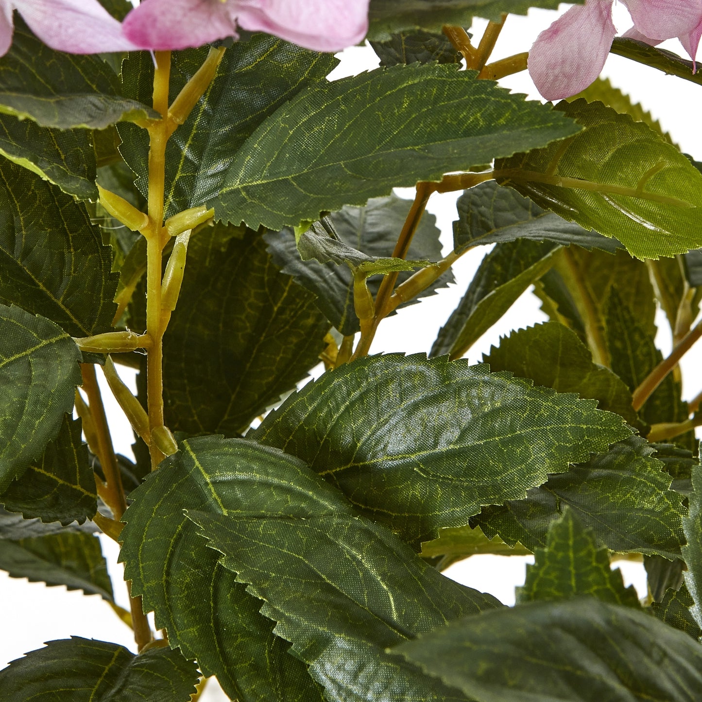 Large Pink Hydrangea Plant In Pot - All Artificial Flowers from the Quanta Home collection.