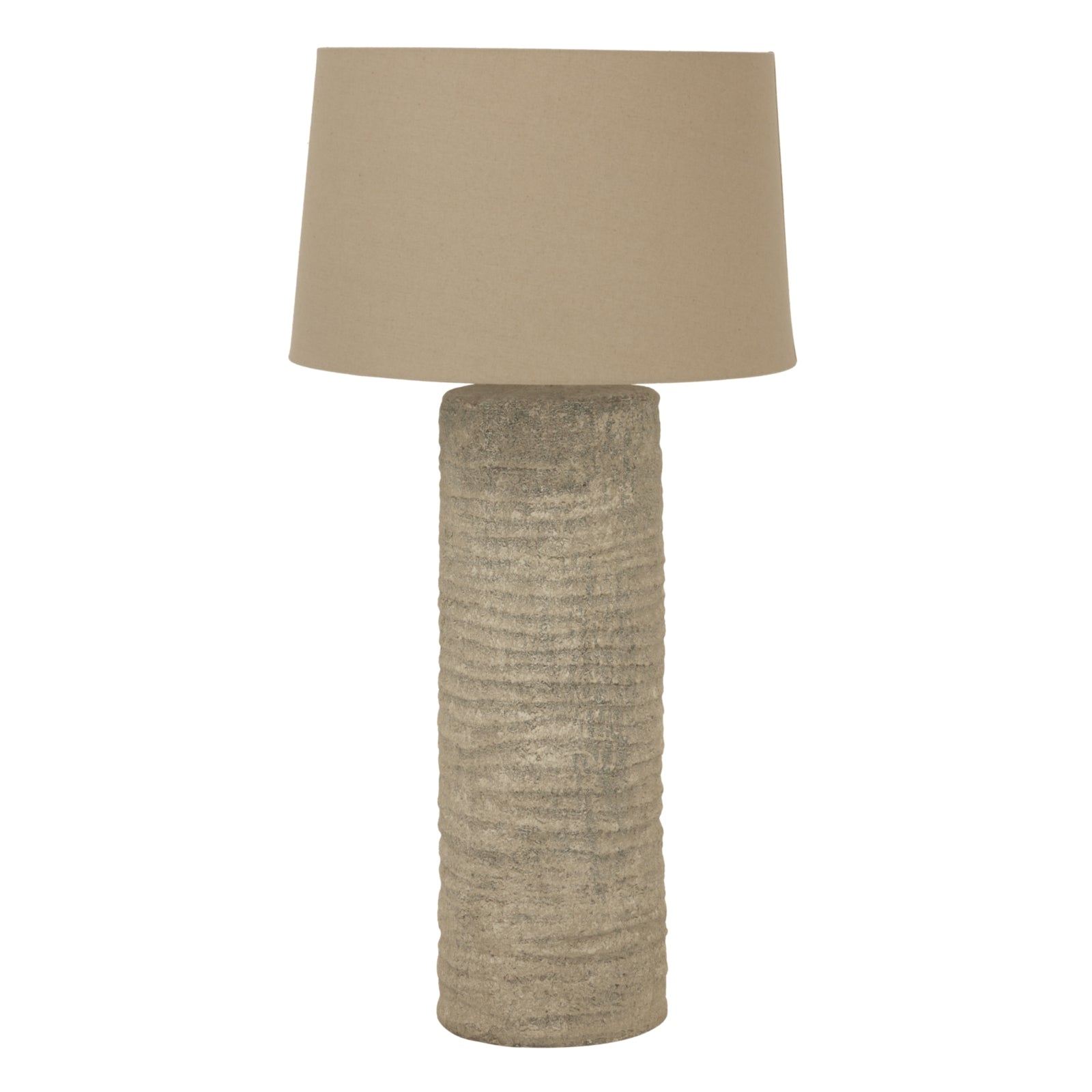 Tall Tuscan Grey Lamp - Ceramic Lamps from the Quanta Home collection.