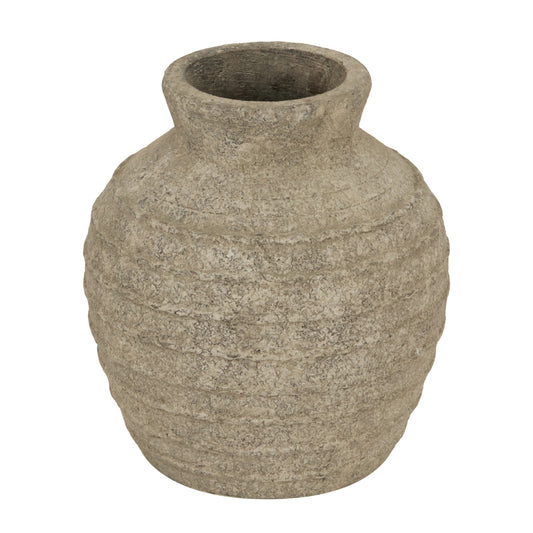 Large Tuscan Grey Vase - Vases from the Quanta Home collection.