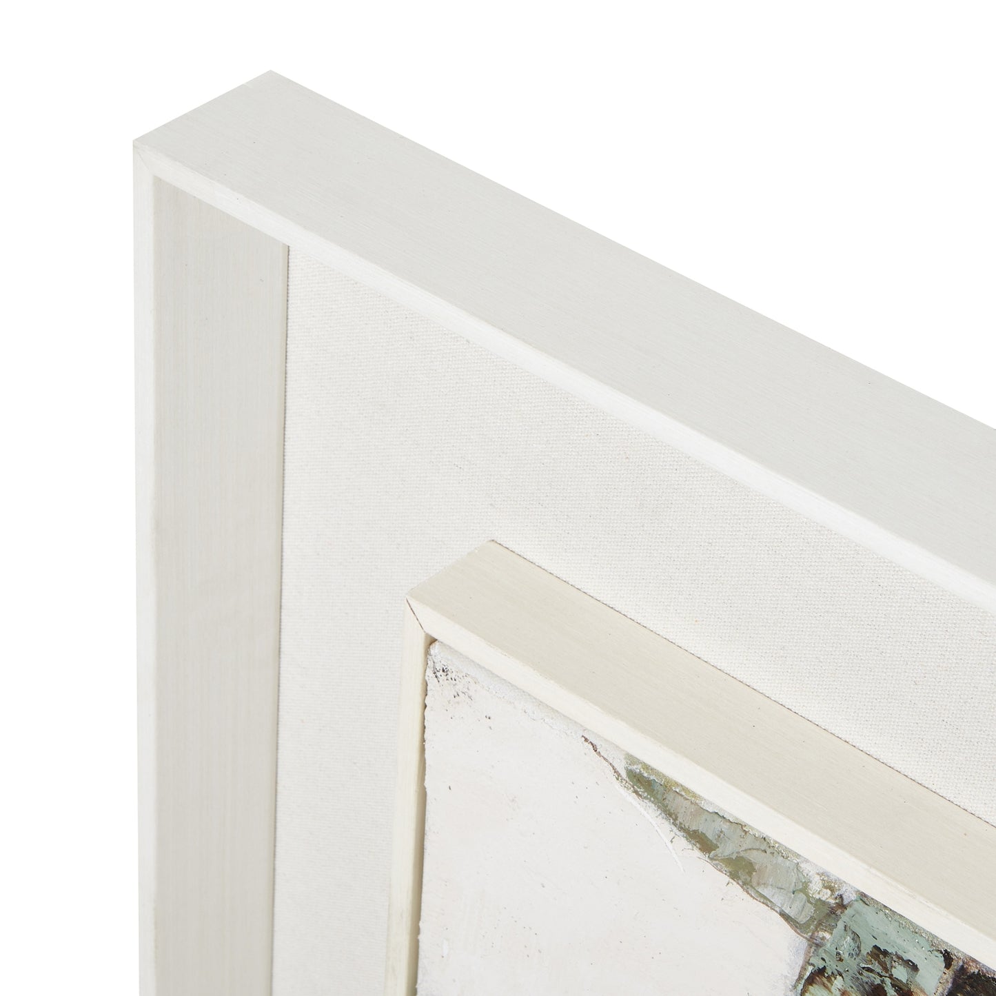 Dolce Dapple Leaf Framed Painting On Canvas - Handpainted Art from the Quanta Home collection.