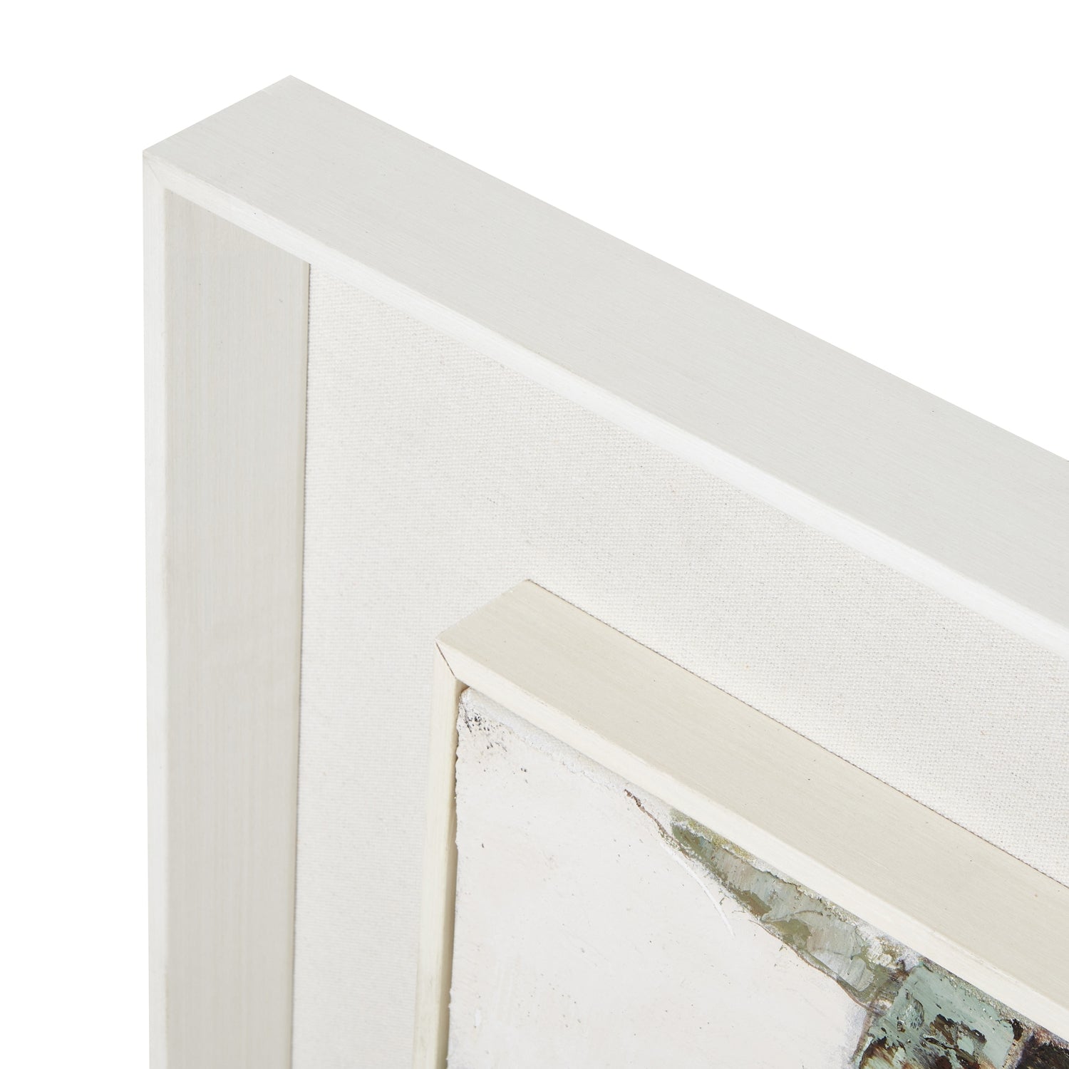 Dolce Dapple Leaf Framed Painting On Canvas - Handpainted Art from the Quanta Home collection.
