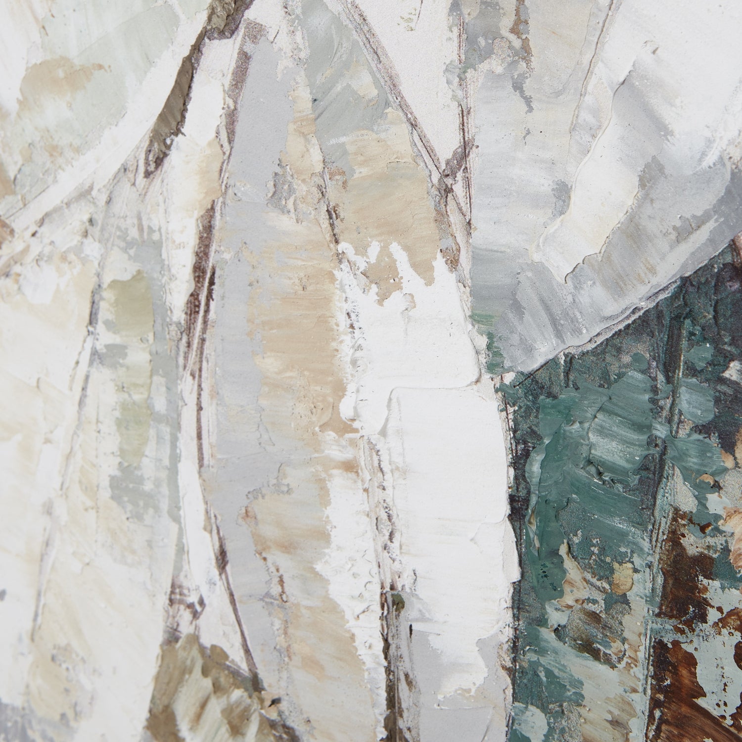 Dolce Mottle Leaf Framed Painting On Canvas - Handpainted Art from the Quanta Home collection.