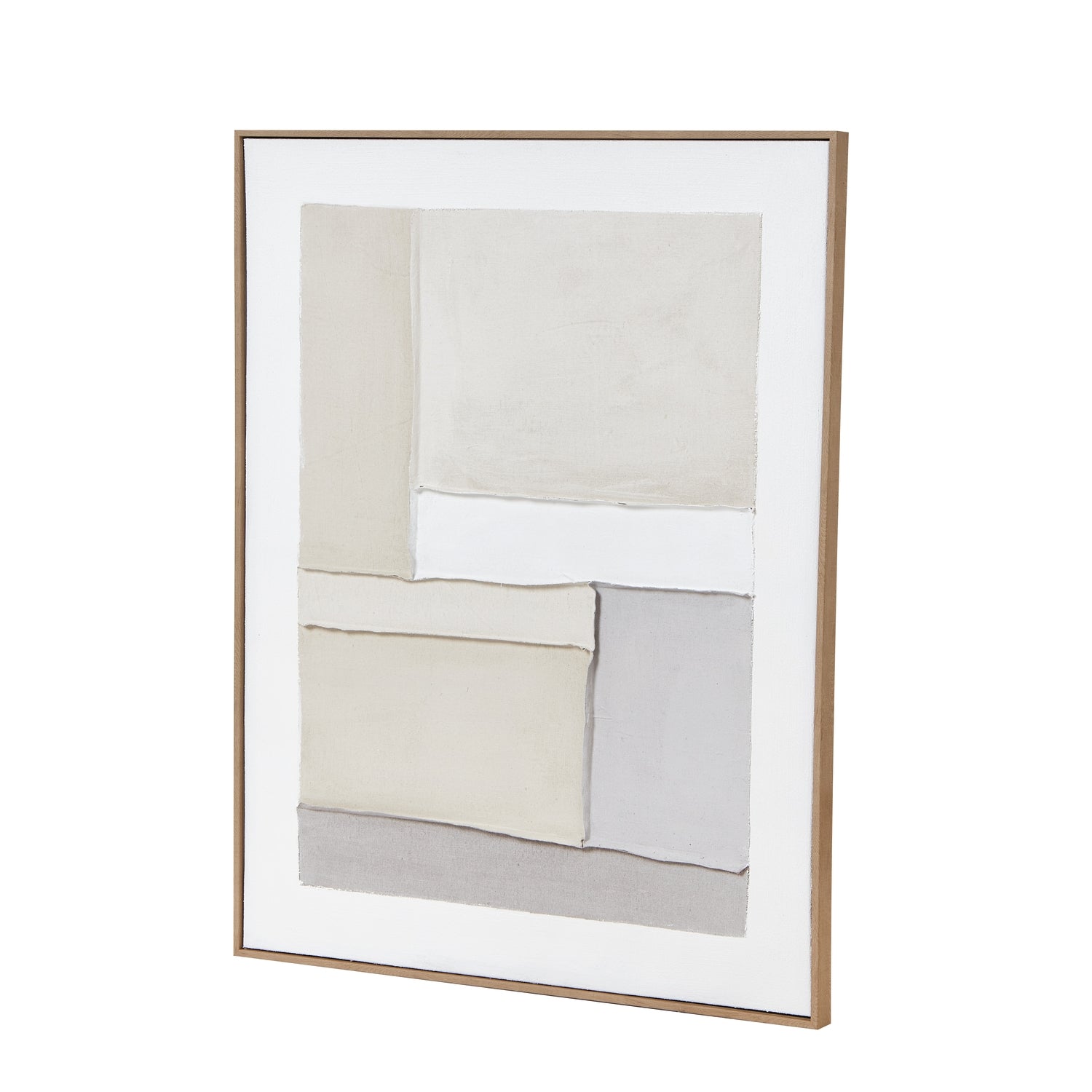 Contempo Alpha Framed Painting On Canvas - Handpainted Art from the Quanta Home collection.