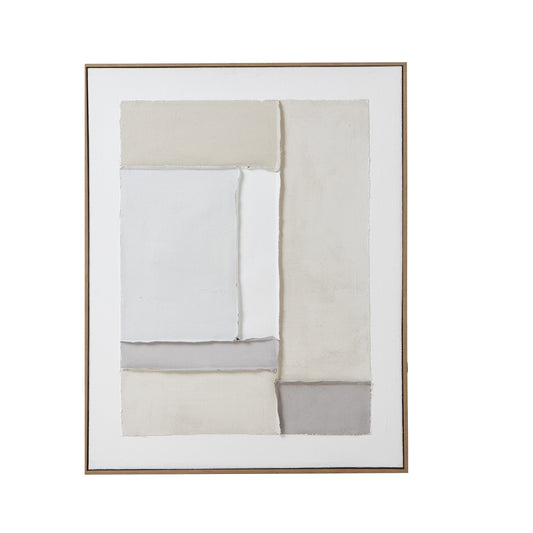 Contempo Beta Framed Painting On Canvas - Handpainted Art from the Quanta Home collection.