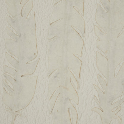 Alta White Feathers Art Mounted In Beaded Frame - Handpainted Art from the Quanta Home collection.