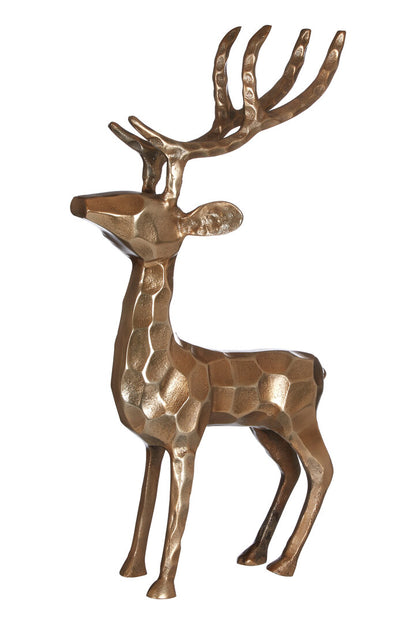Erdem Gold Finish Standing Stag