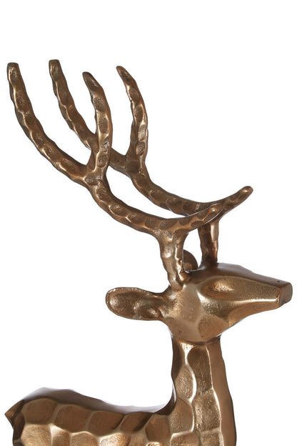 Erdem Gold Finish Standing Stag