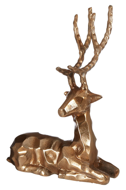 Erdem Gold Finish Sitting Stag