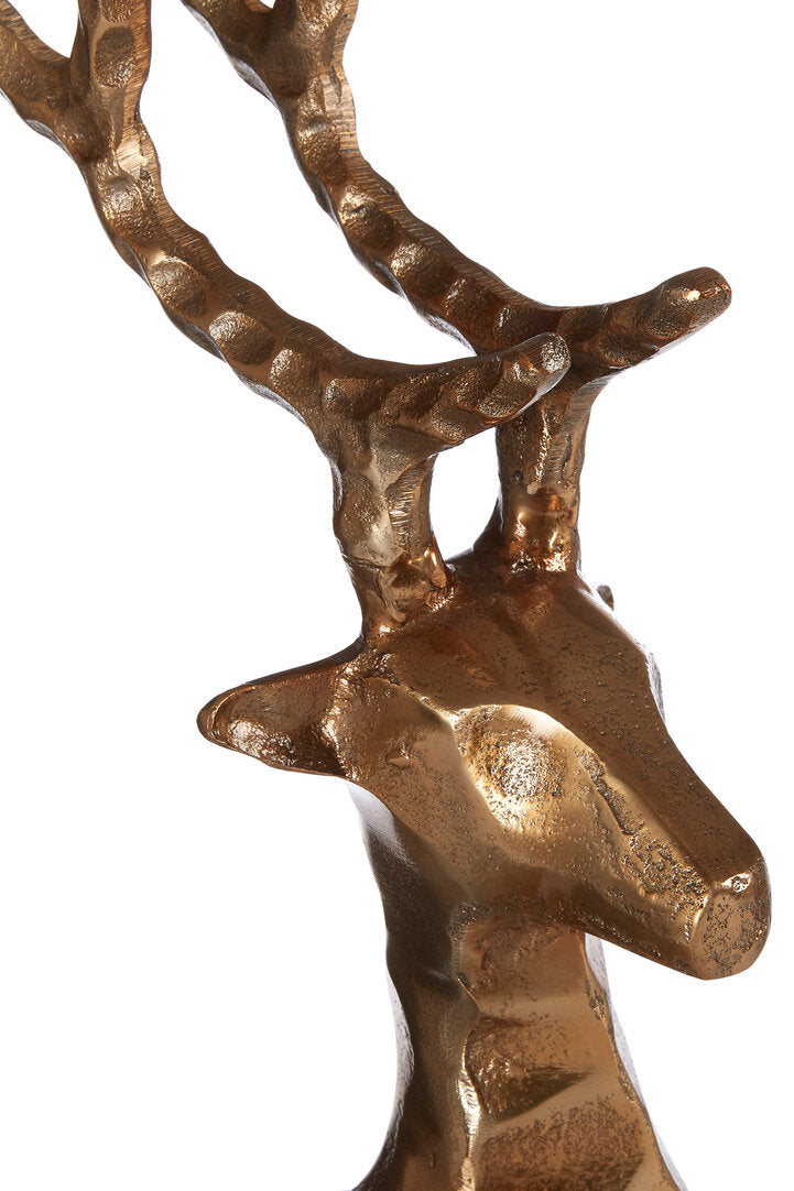 Erdem Gold Finish Sitting Stag