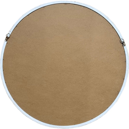 Washed Wood Framed Beaded Mirror - Wall Mirrors from the Quanta Home collection.