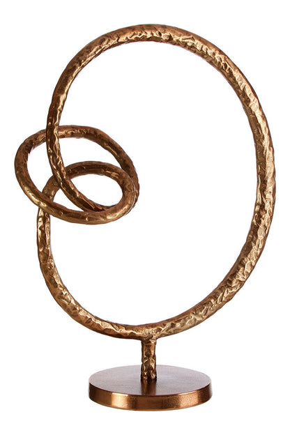Core Round Rough Bronze Sculpture